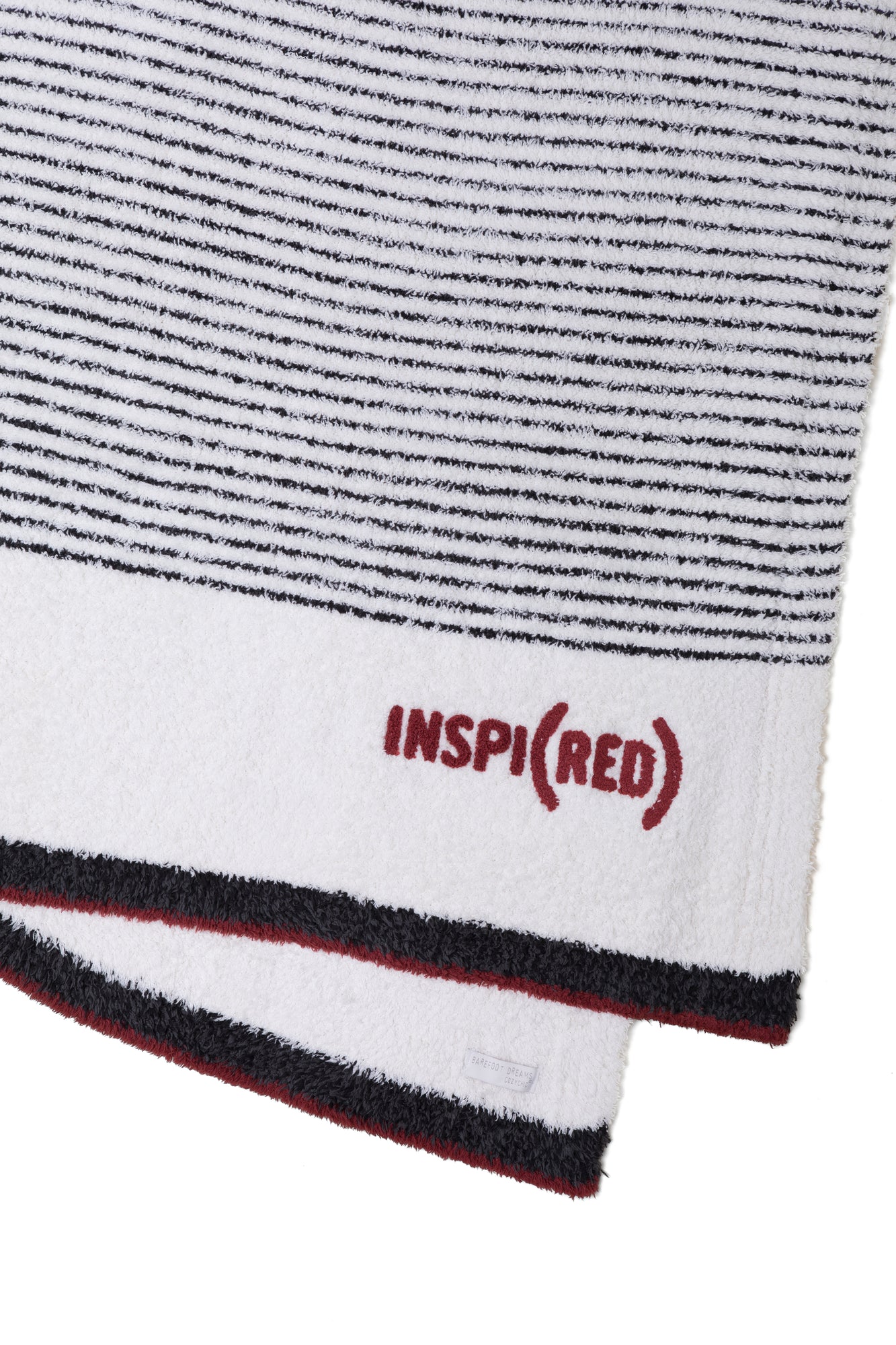CozyChic Inspired Stripe Throw | Cream/Black