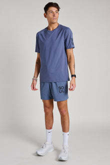 Rhone | Reign Short Sleeve | Shale Blue