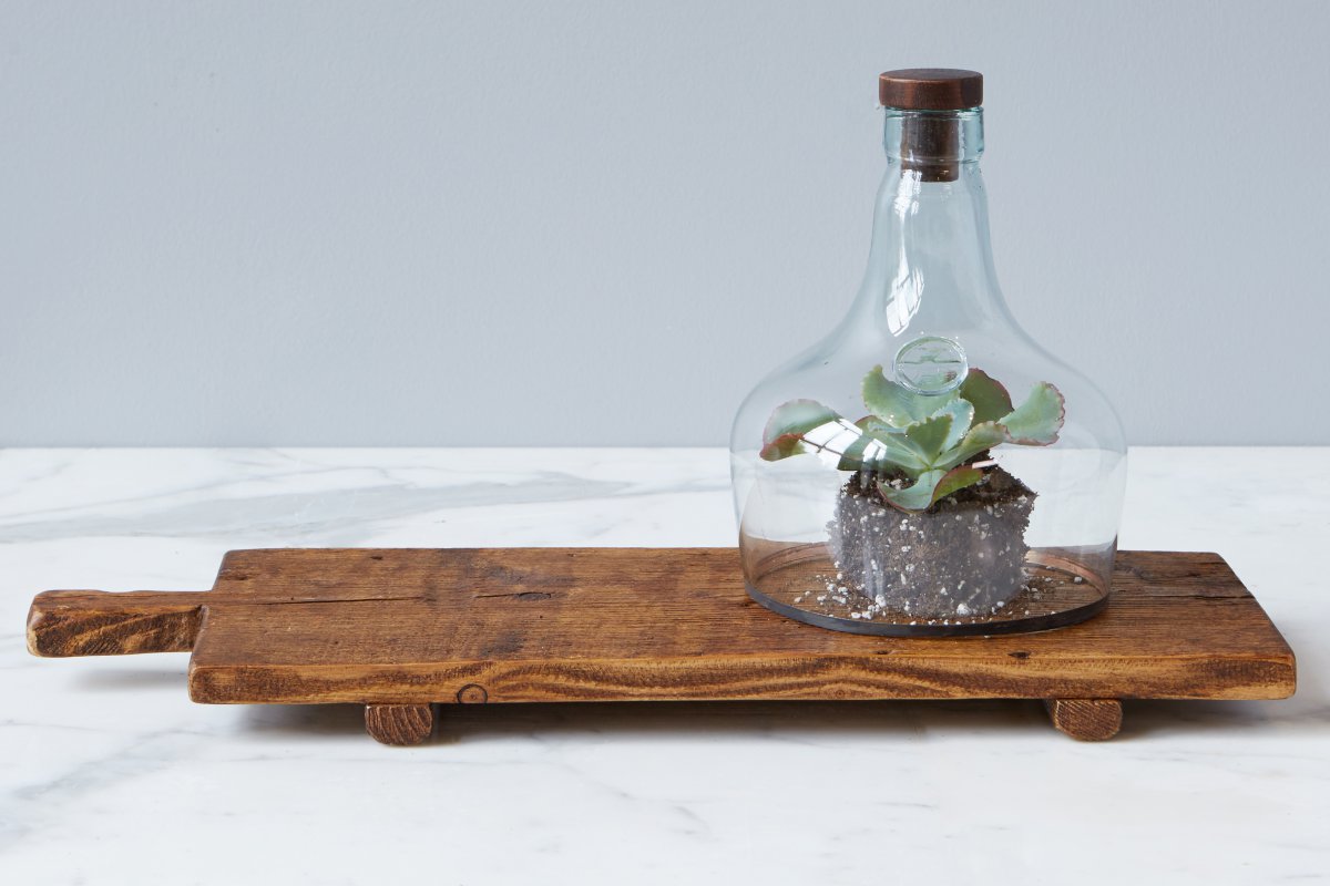 Footed Tray | Bordeaux