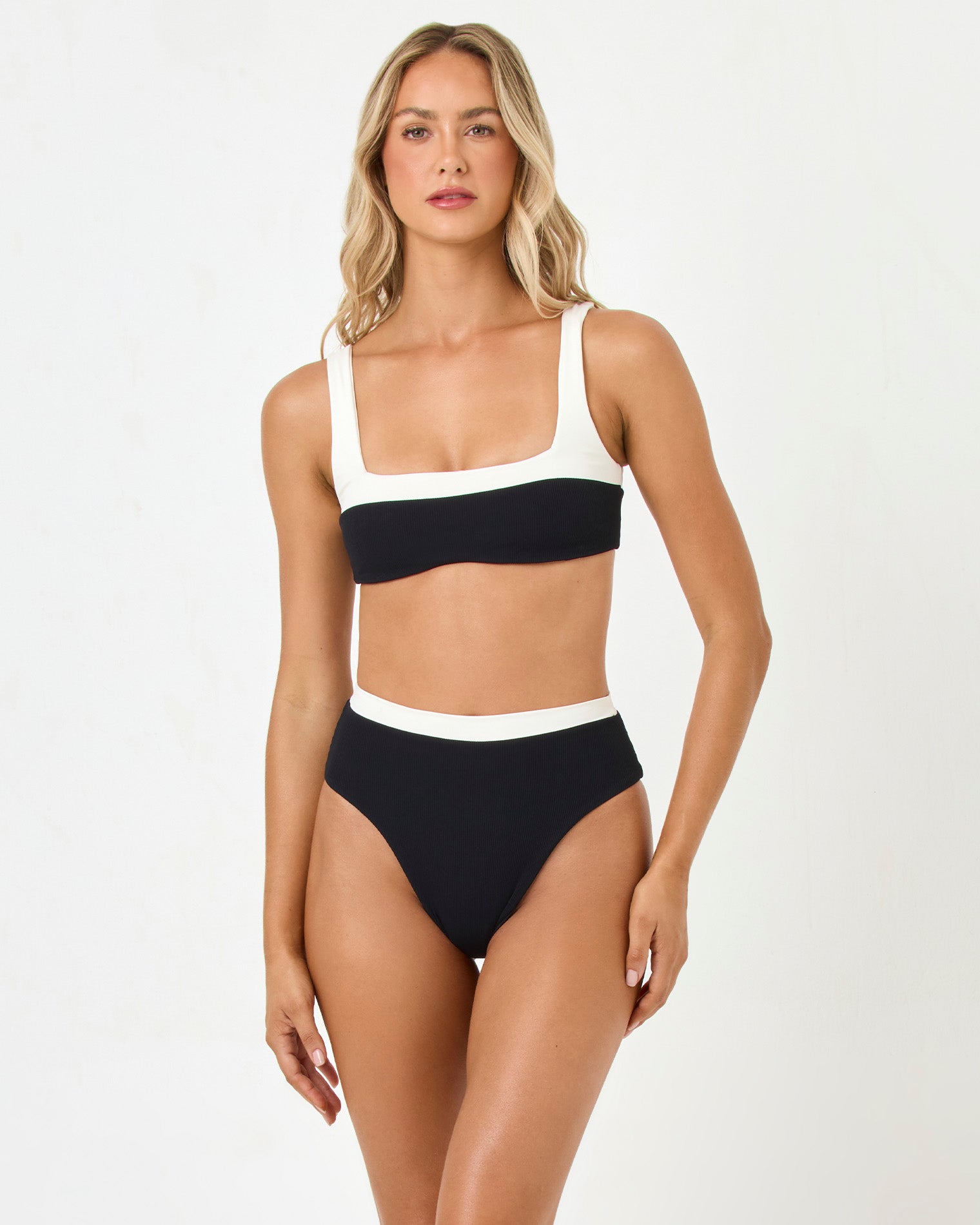 Misha Bikini Bottom | Black Cream