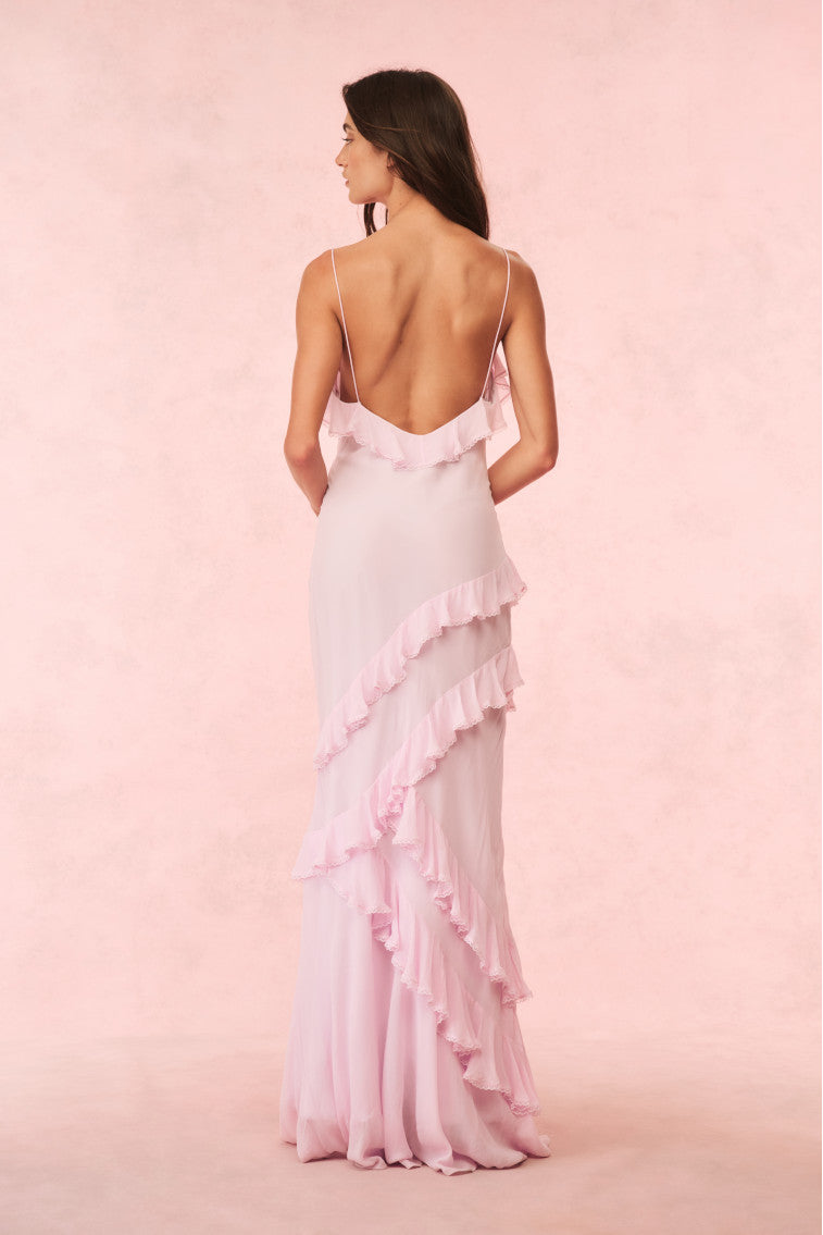 Rialto Pastel Maxi Dress | Soft Lilac