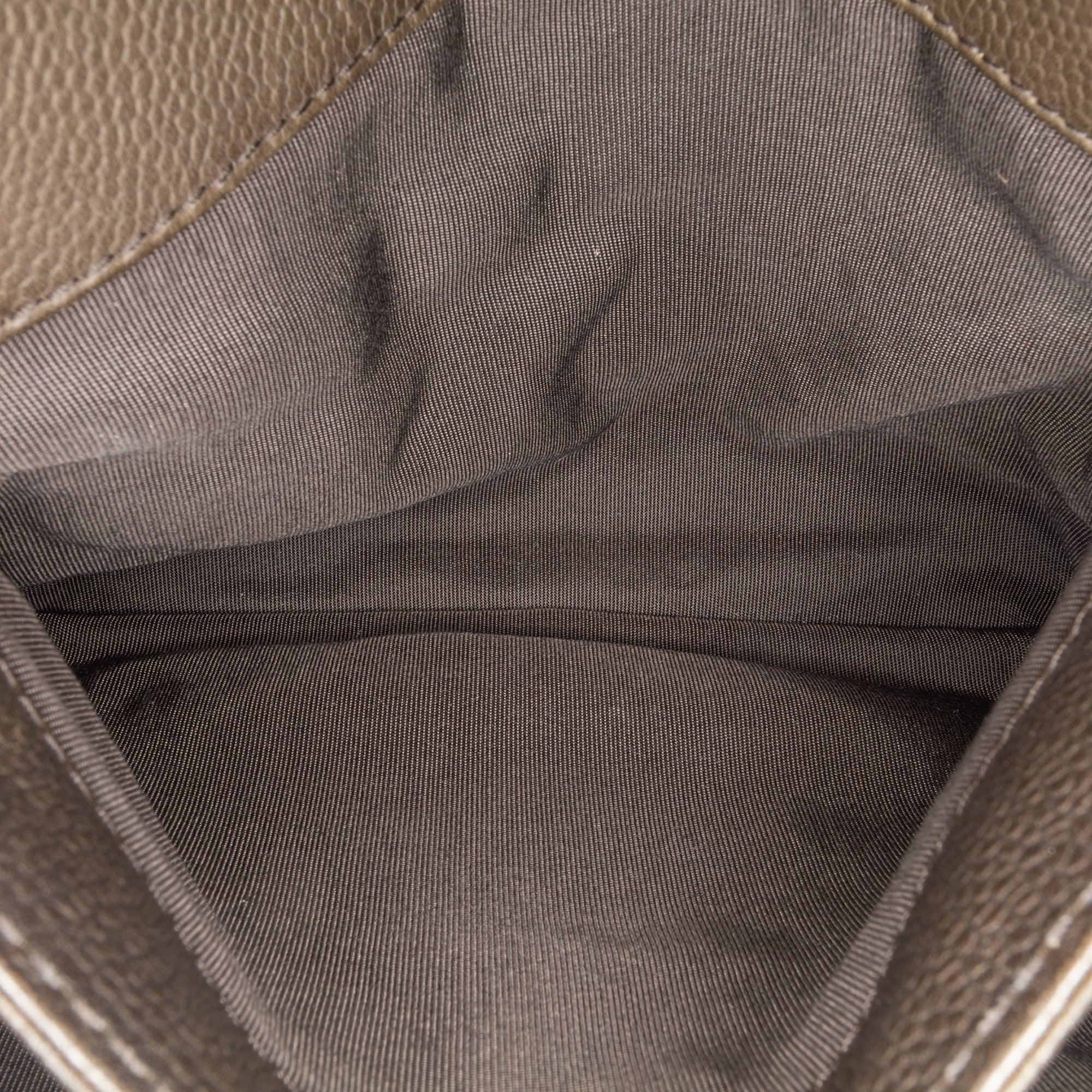 Chanel | Pre-Owned CC Quilted Caviar Crossbody | Brown/Dark Brown