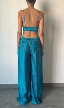 Womens | Bree Polyester Satin Bralette | Teal