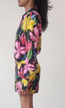 Womens | Chris Polyester Shirt | Black Multi