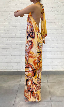 Womens | Cress Viscose Satin Jumpsuit | Beige