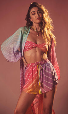 Womens | Evie Viscose Crepe Shorts | Multicolor