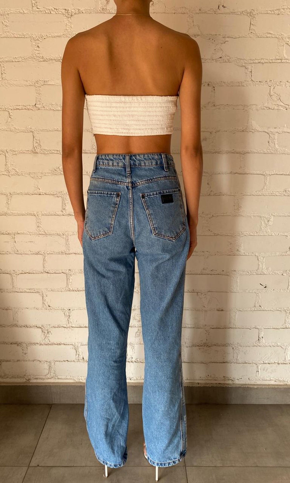 Womens | Inv Polyester Satin Bralette | White