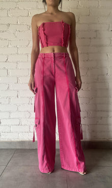Rococo Sand | Juju Cotton Twill Pant | Pink