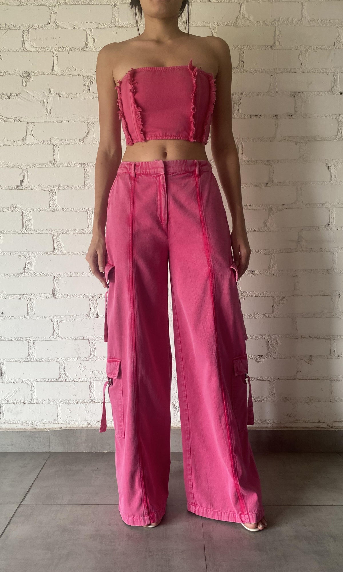 Rococo Sand | Juju Cotton Twill Pant | Pink