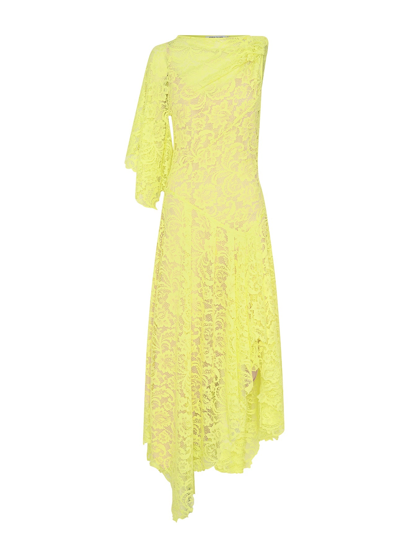 Lydia Dress | Yellow Lace