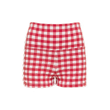 Micro Bike Short | Red Gingham