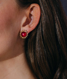 Rhoda Studs | Ruby