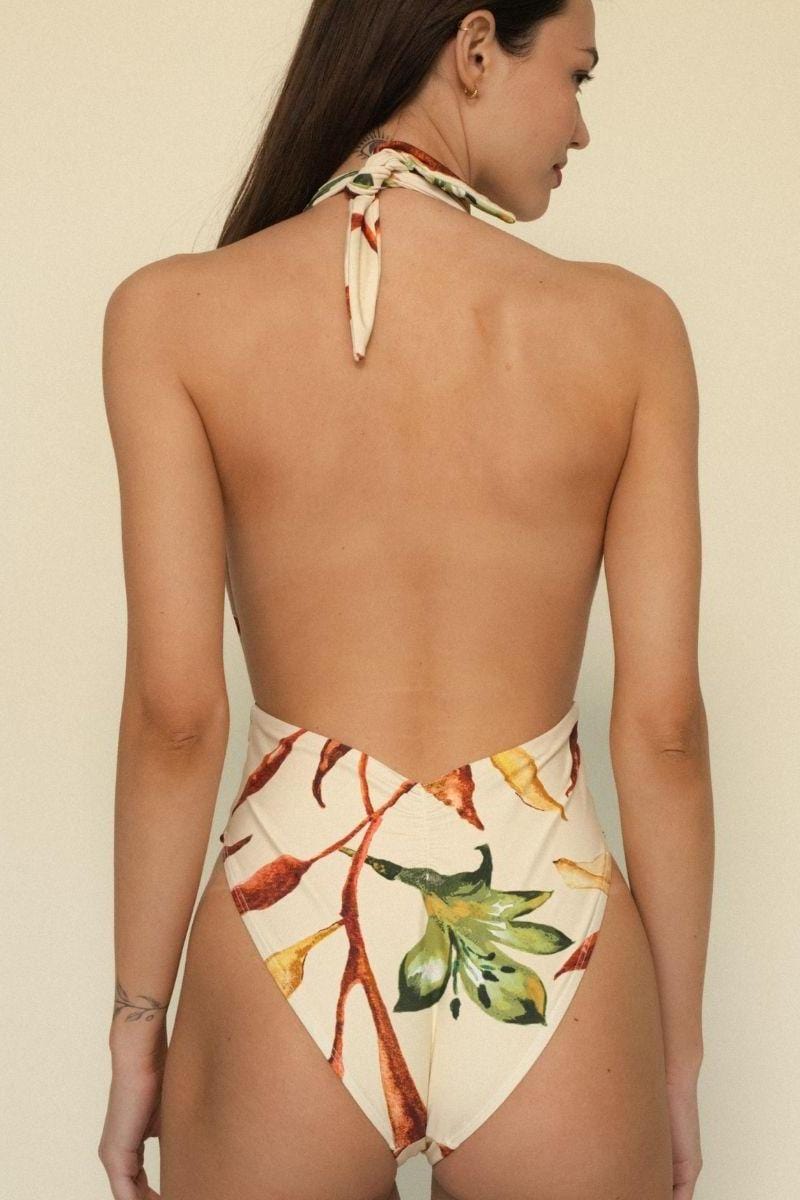 Tropez Tie Up One Piece | Rooted Floral