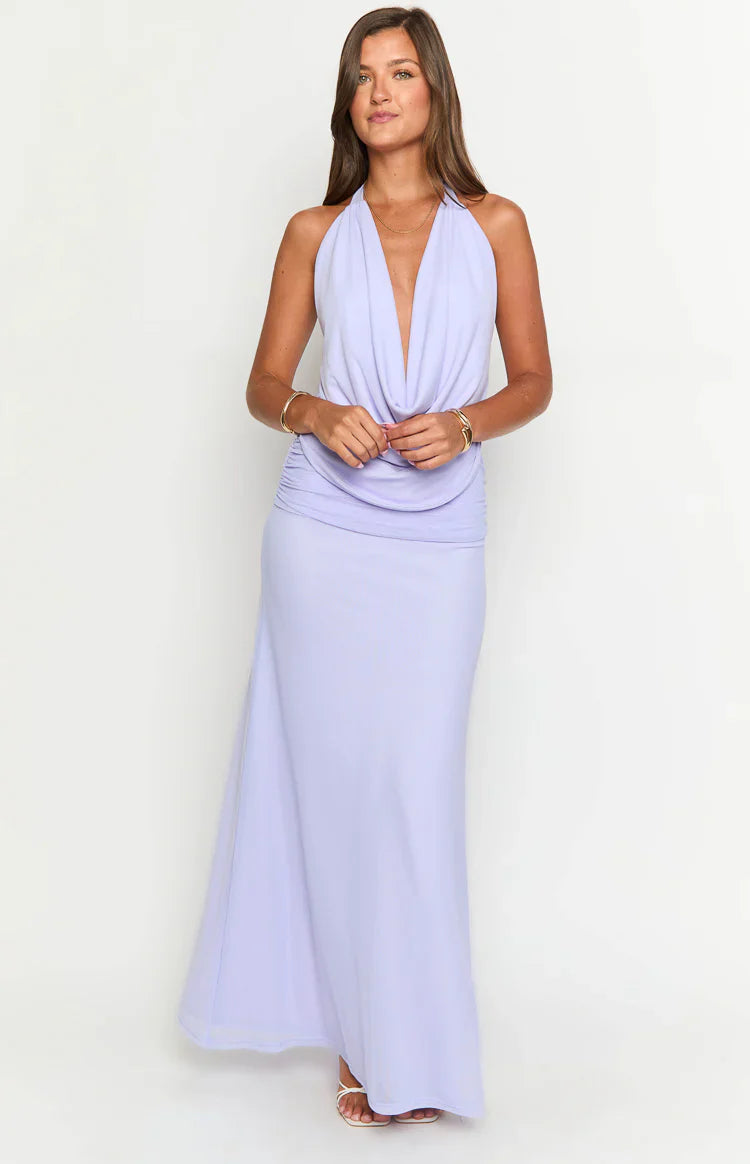 Rozie Maxi Skirt | Purple