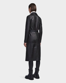 Women | Leather Trench KIRALY - 8123553 | Black