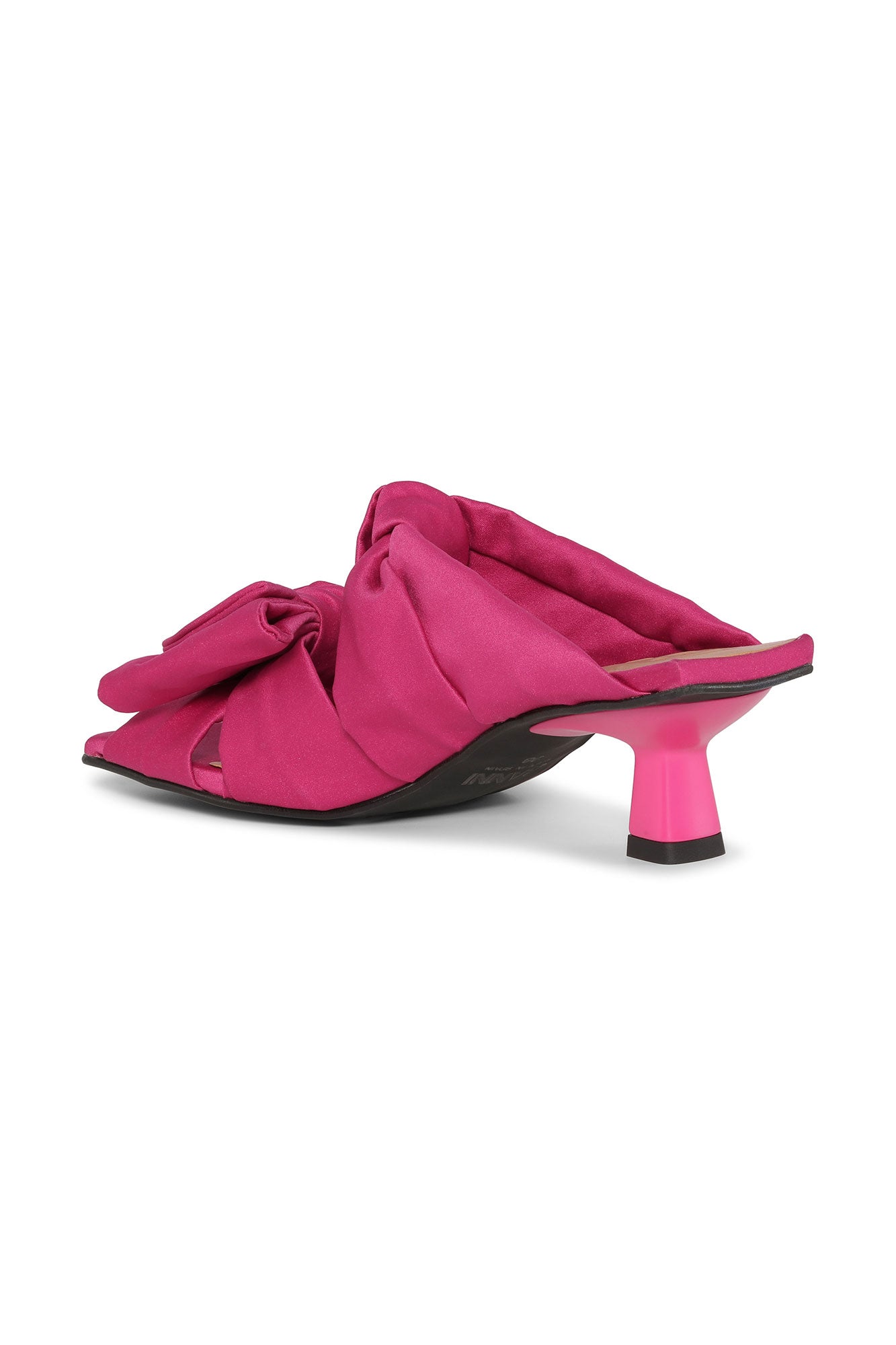 Soft Kitten Heel Bow Mule | Love Potion