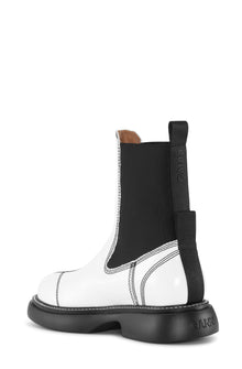 Everyday Mid Chelsea Boot Naplack | Egret