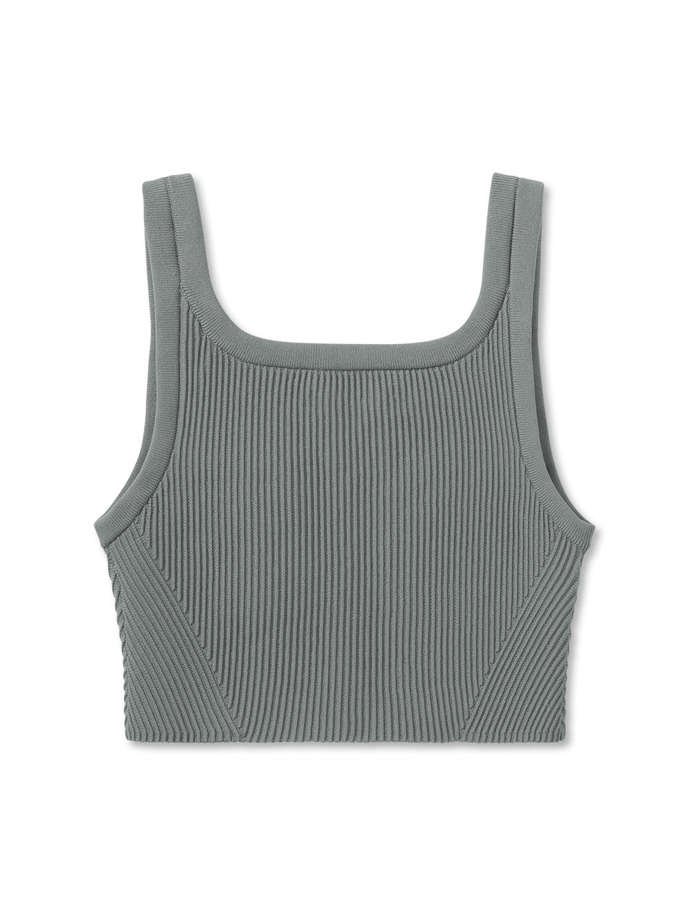 Womens | Coreflex Form-Fitting Cropped Tank | Sage