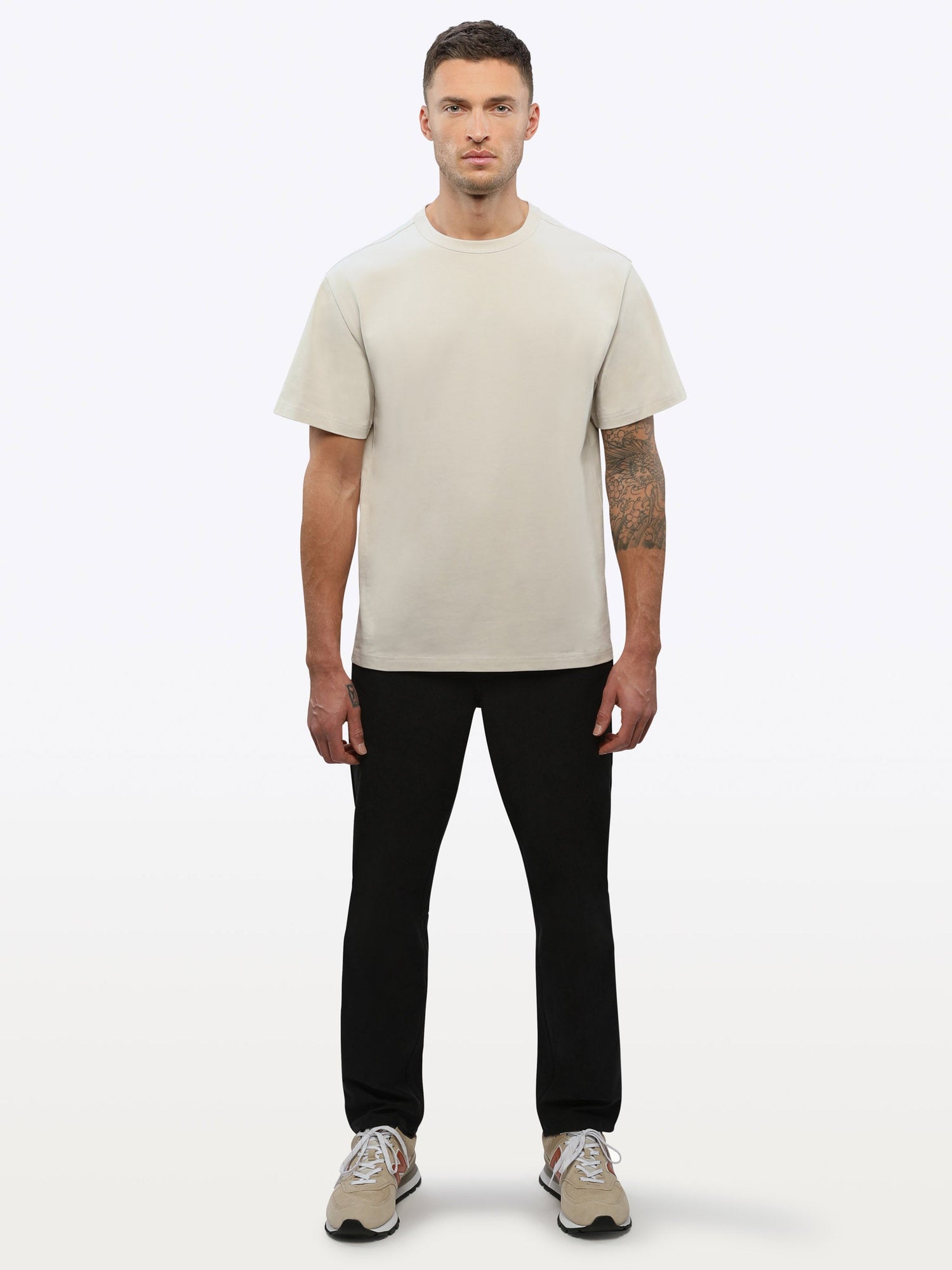 Mens | Overtime Relaxed-Fit Oversized Tee | Sand Dune