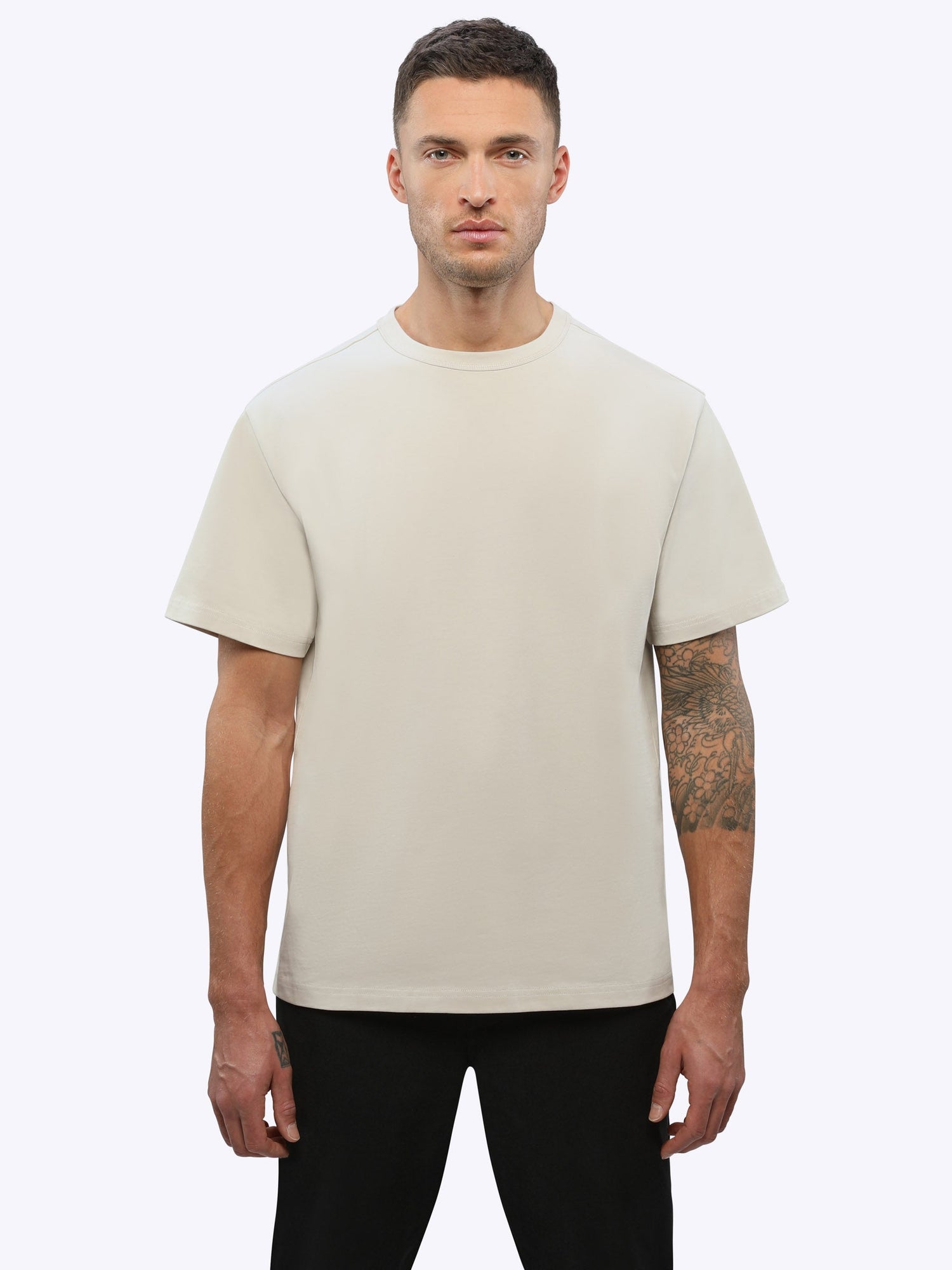 Mens | Overtime Relaxed-Fit Oversized Tee | Sand Dune
