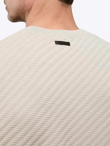 Mens | Riviera Knit Signature-Fit Textured Tee | Sand Dune