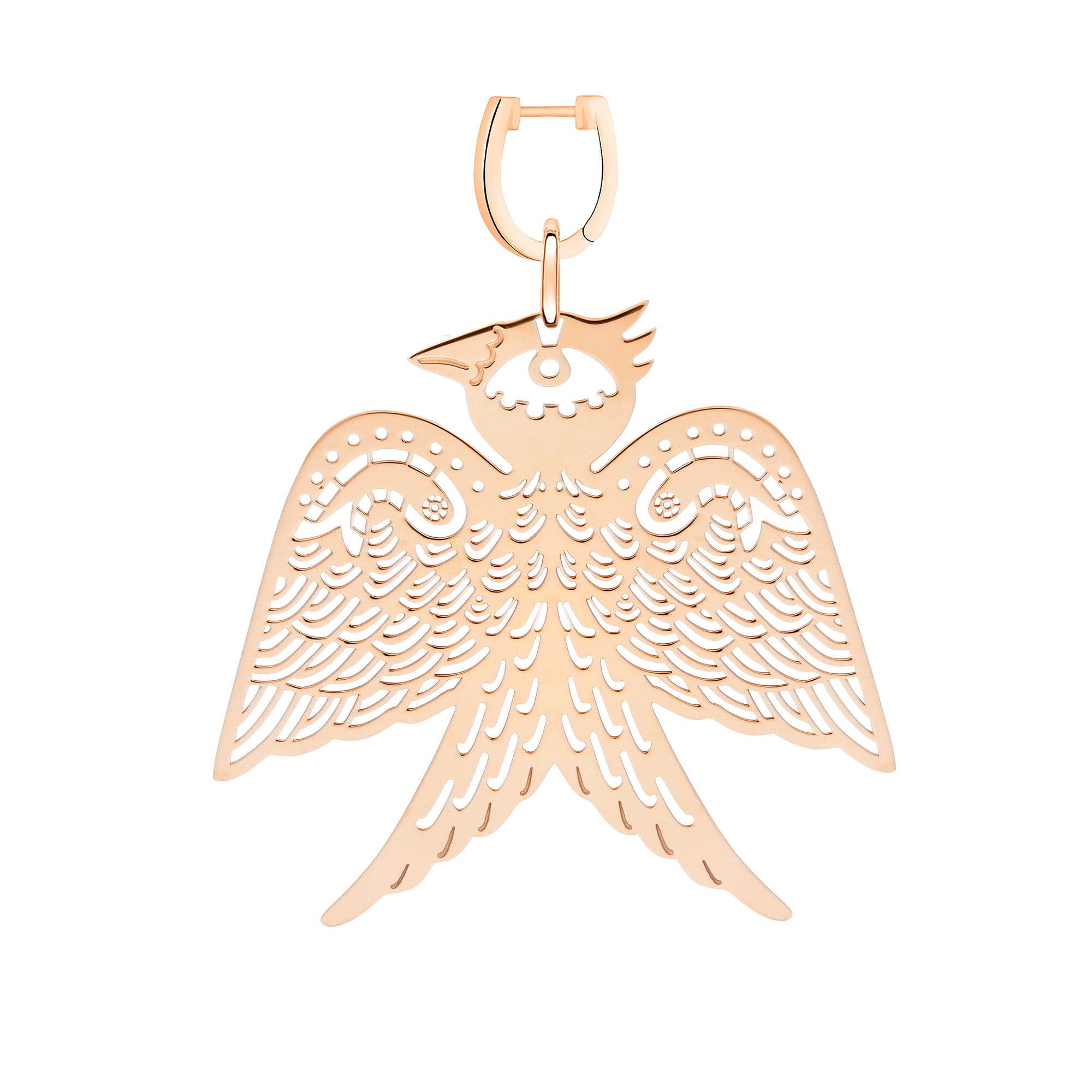 Solo Georgia Hoop | 18K Rose Gold