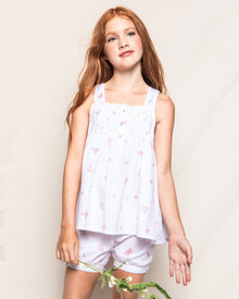 Girl's Twill Charlotte Short Set | Butterflies