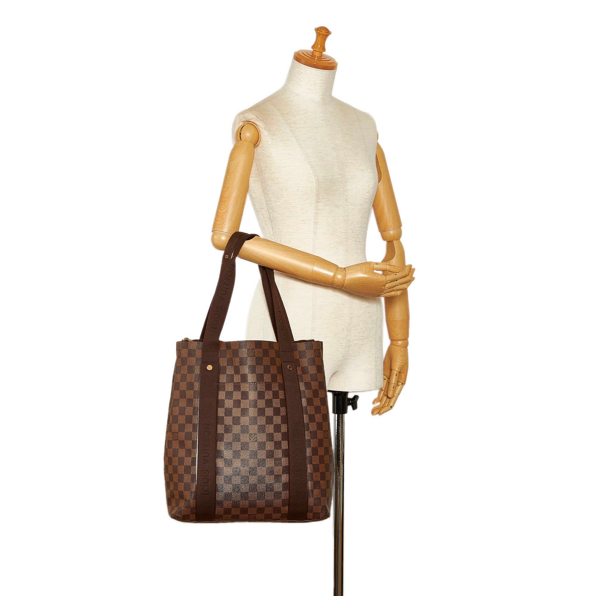 Louis Vuitton Pre-Owned Damier Ebene Cabas Beaubourg | Women | Brown