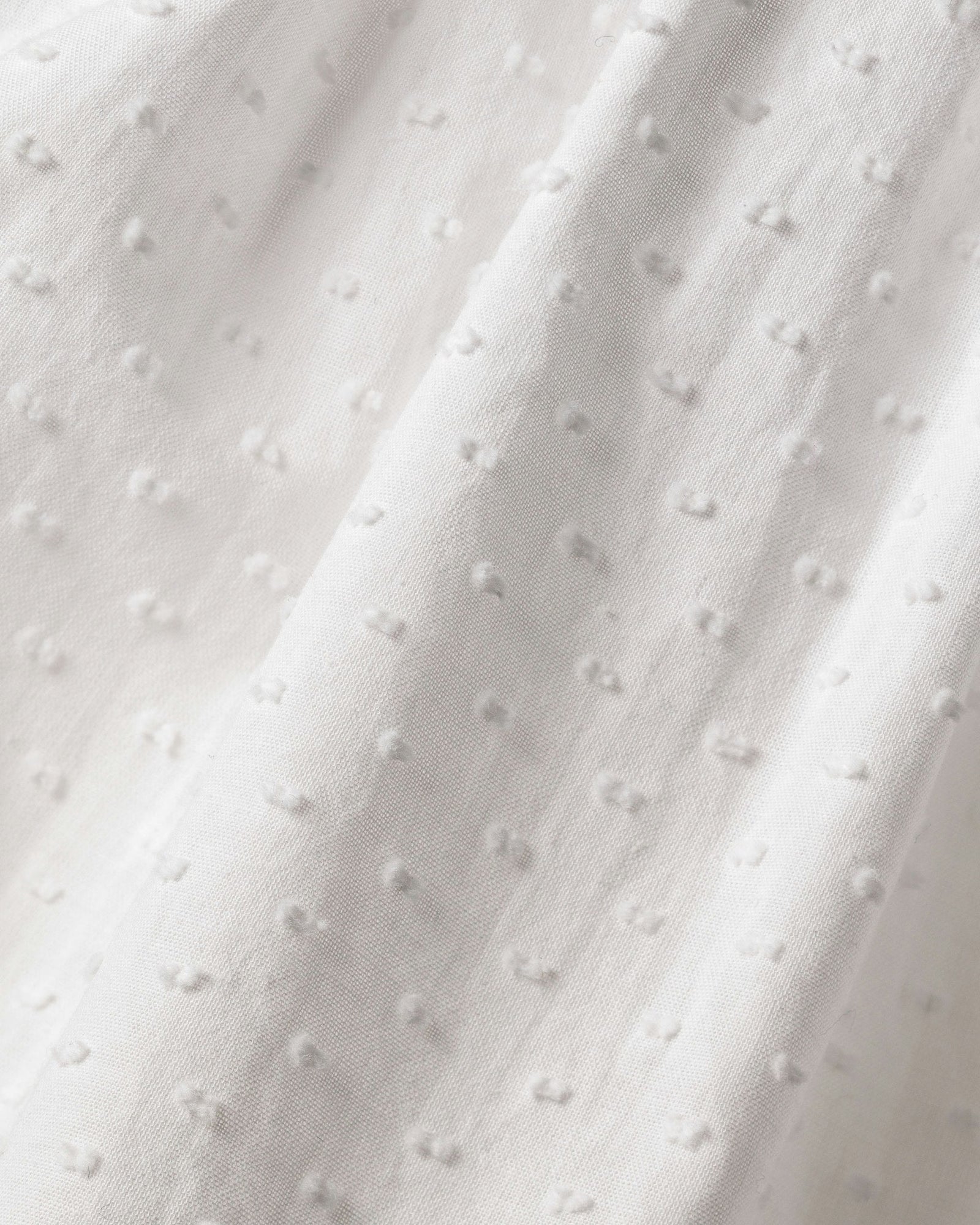 Girls White Swiss Dots Celeste Day Dress in Swiss Dots#Color_Swiss Dots