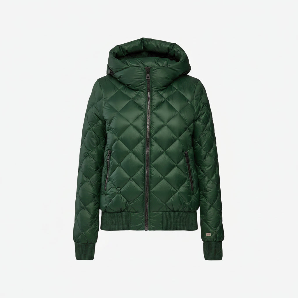 Senna Sustainable Lightweight Down Bomber Jacket | Juniper