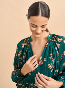 Seraphine Dress | Petrol Floral
