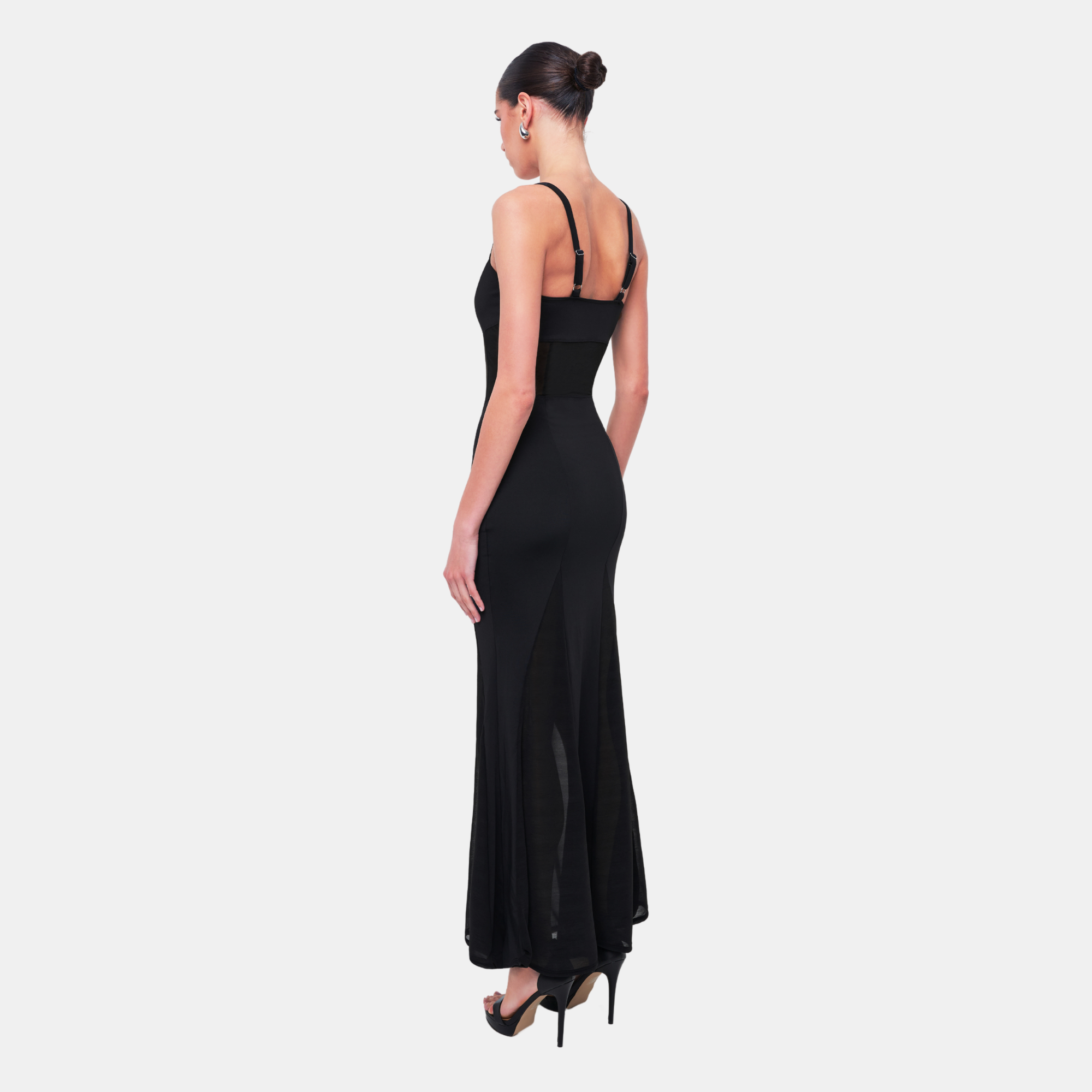 OW Collection SERENITY Maxi Dress Account 121 - Black