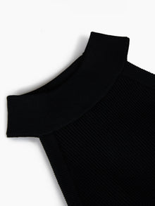 Womens | Coreflex Form-Fitting Mock Neck | Black