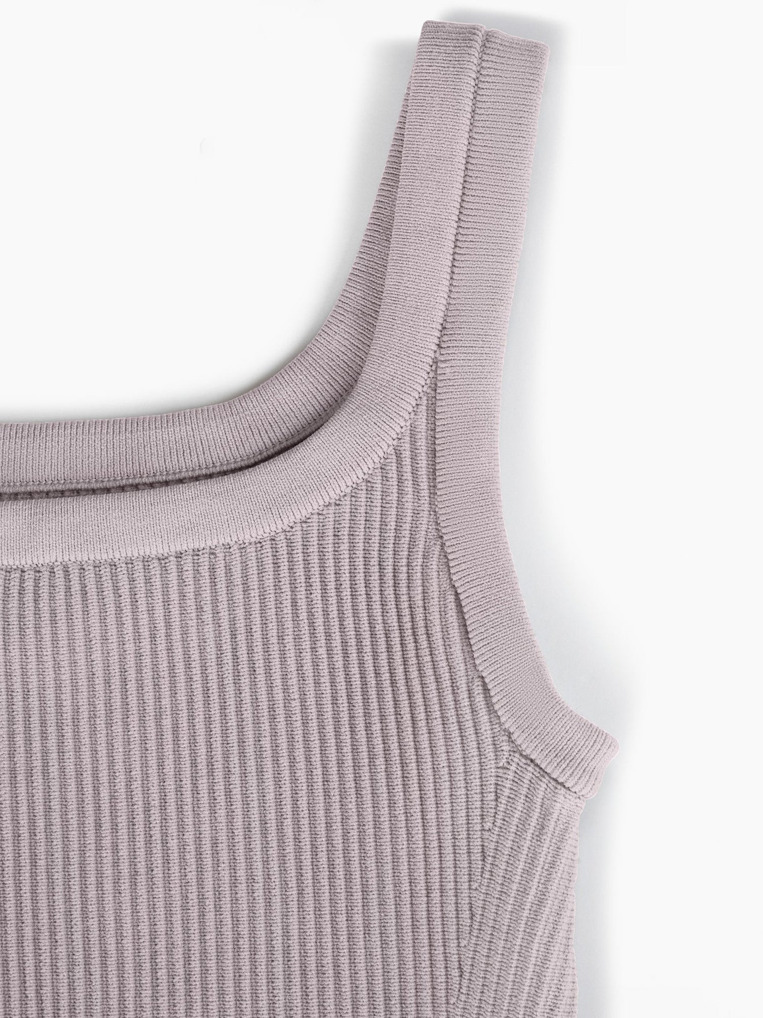 Womens | Coreflex Form-Fitting Cropped Tank | Concrete