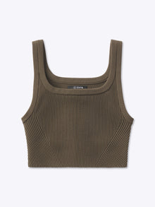 Womens | Coreflex Form-Fitting Cropped Tank | Shadow