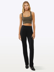 Womens | Coreflex Form-Fitting Cropped Tank | Shadow