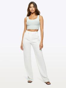 Womens | Coreflex Form-Fitting Cropped Tank | Shoreline