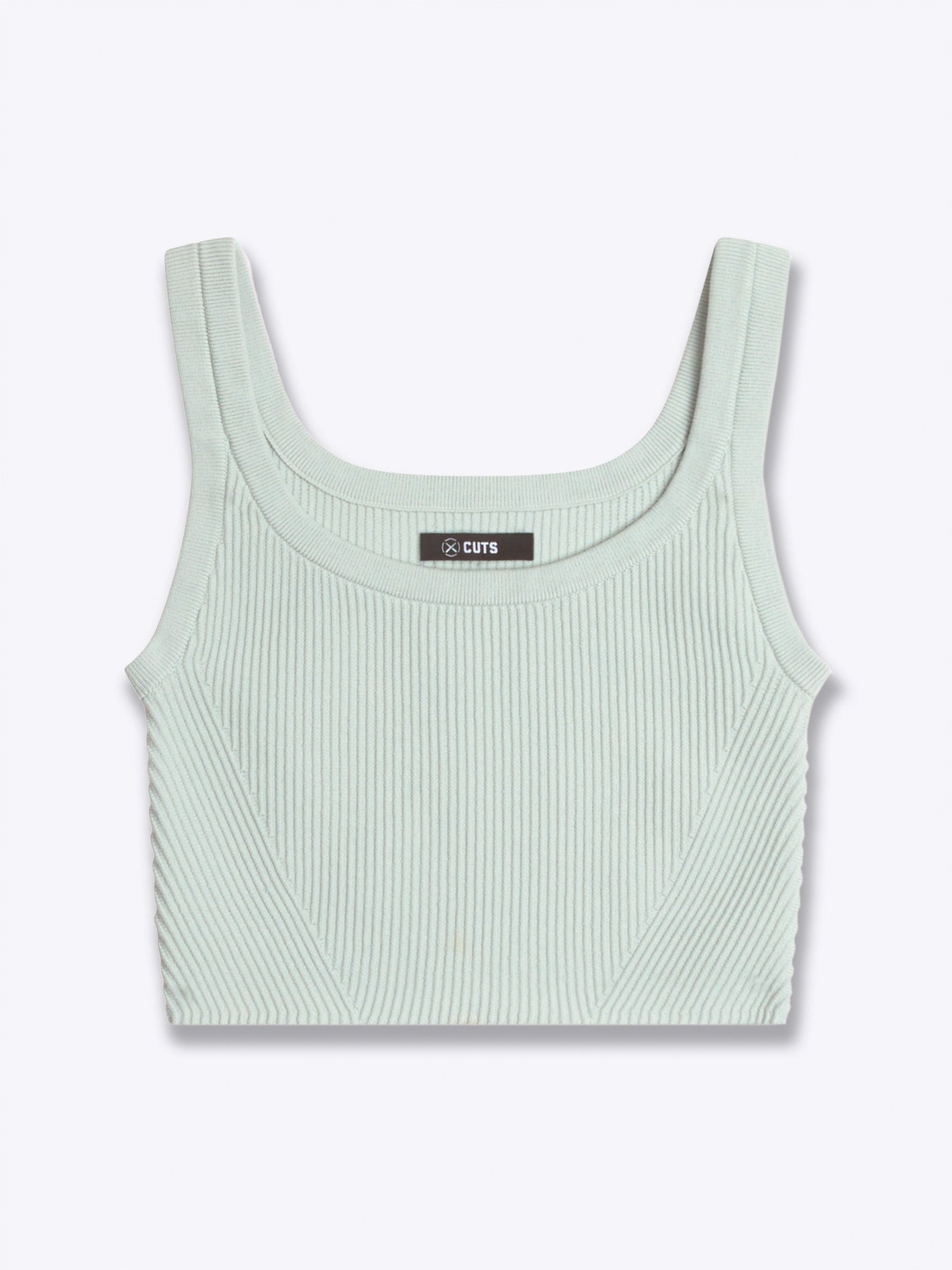 Womens | Coreflex Form-Fitting Cropped Tank | Shoreline