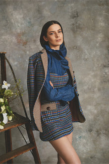Elsa Top | Blue Sugar Almond Wool Combo