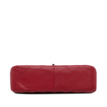 Chanel | Pre-Owned Jumbo Classic Caviar Double Flap - I | Red/Dark Red