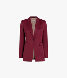 Women | Single Button Jacket | Maroon