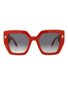 Just Cavalli Square Acetate Sunglasses | Red