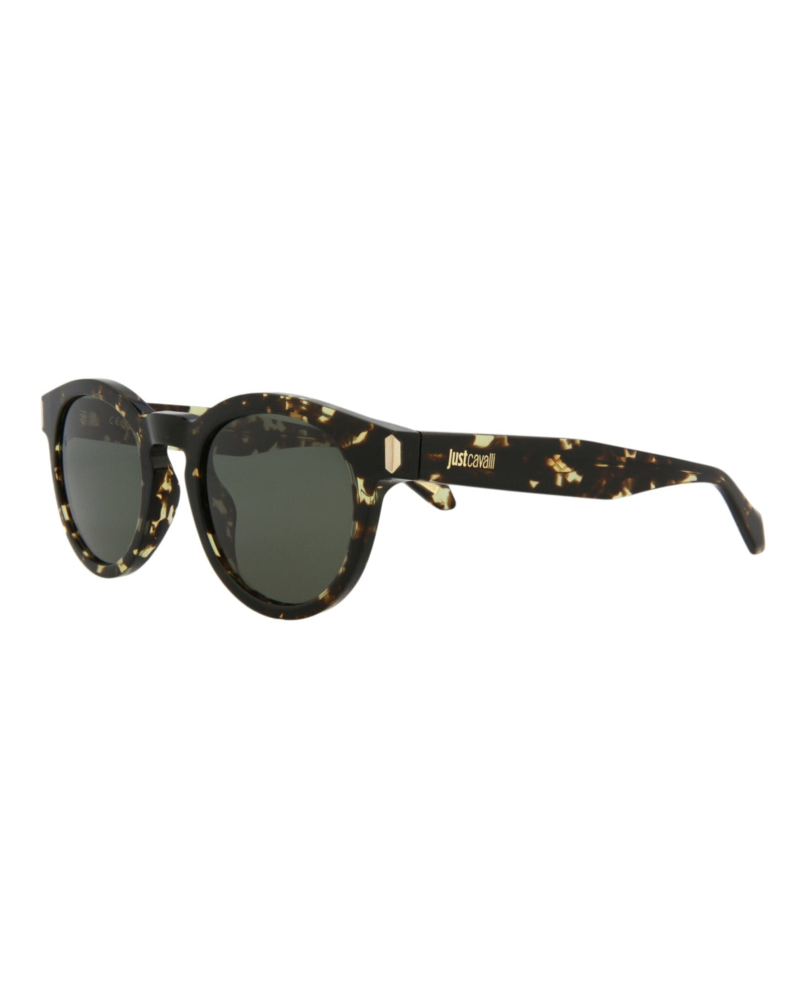 Just Cavalli Round Acetate Sunglasses | Havana