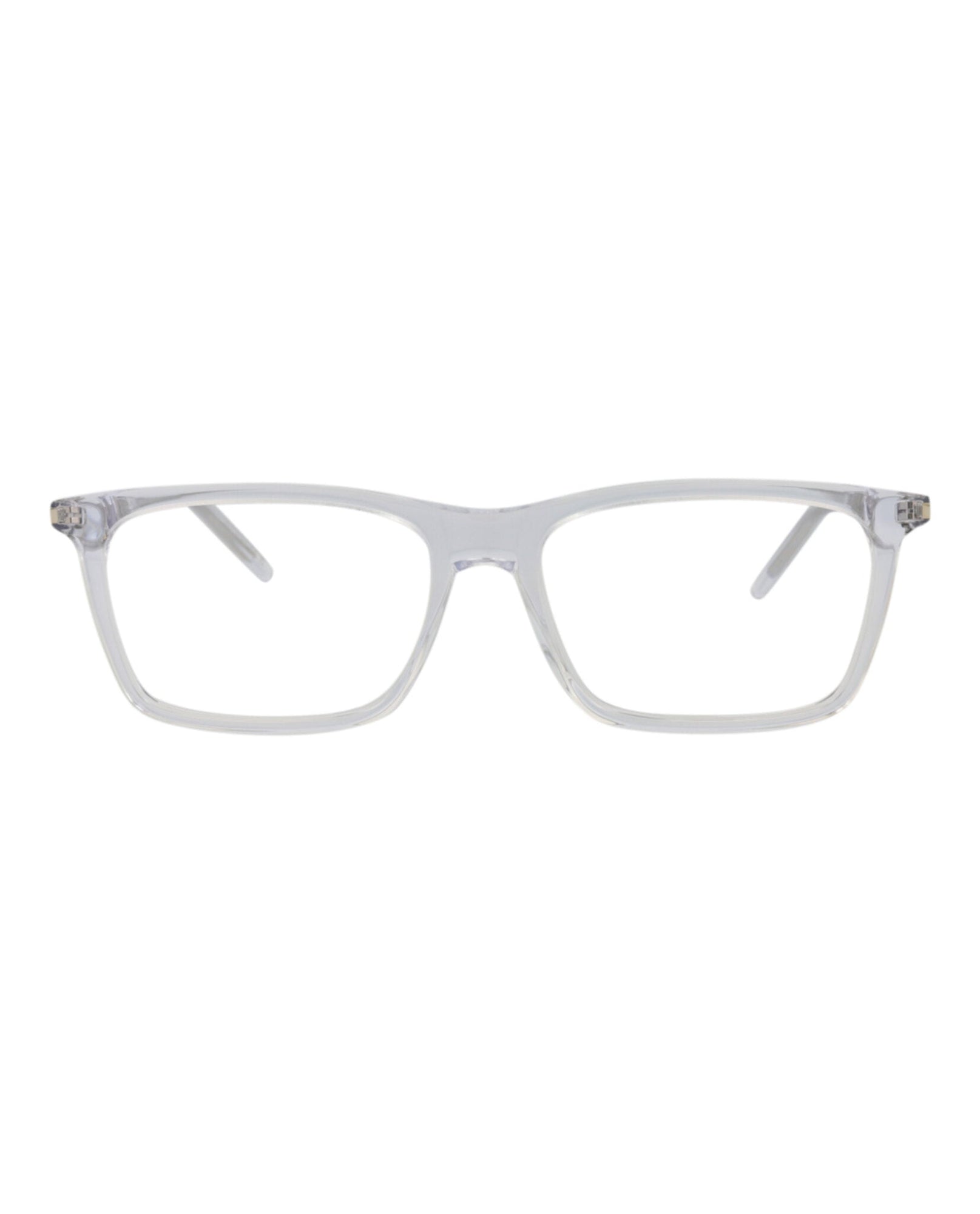 Saint Laurent Square Acetate Optical Frames | Crystal