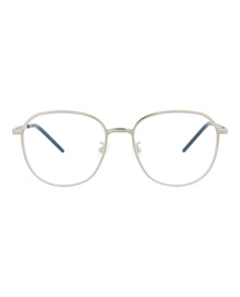 Saint Laurent Round Metal Optical Frames | Silver