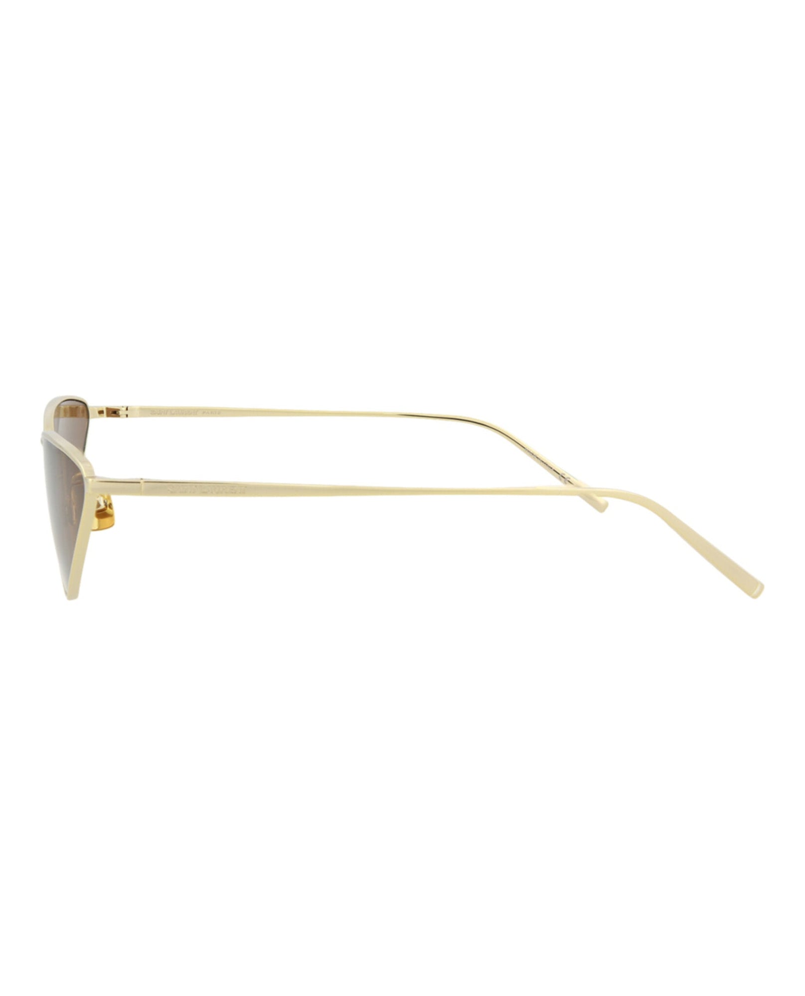 Saint Laurent Cat Eye Metal Sunglasses | Gold