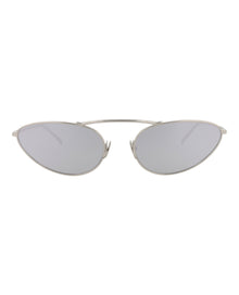 Saint Laurent Round Metal Sunglasses | Silver