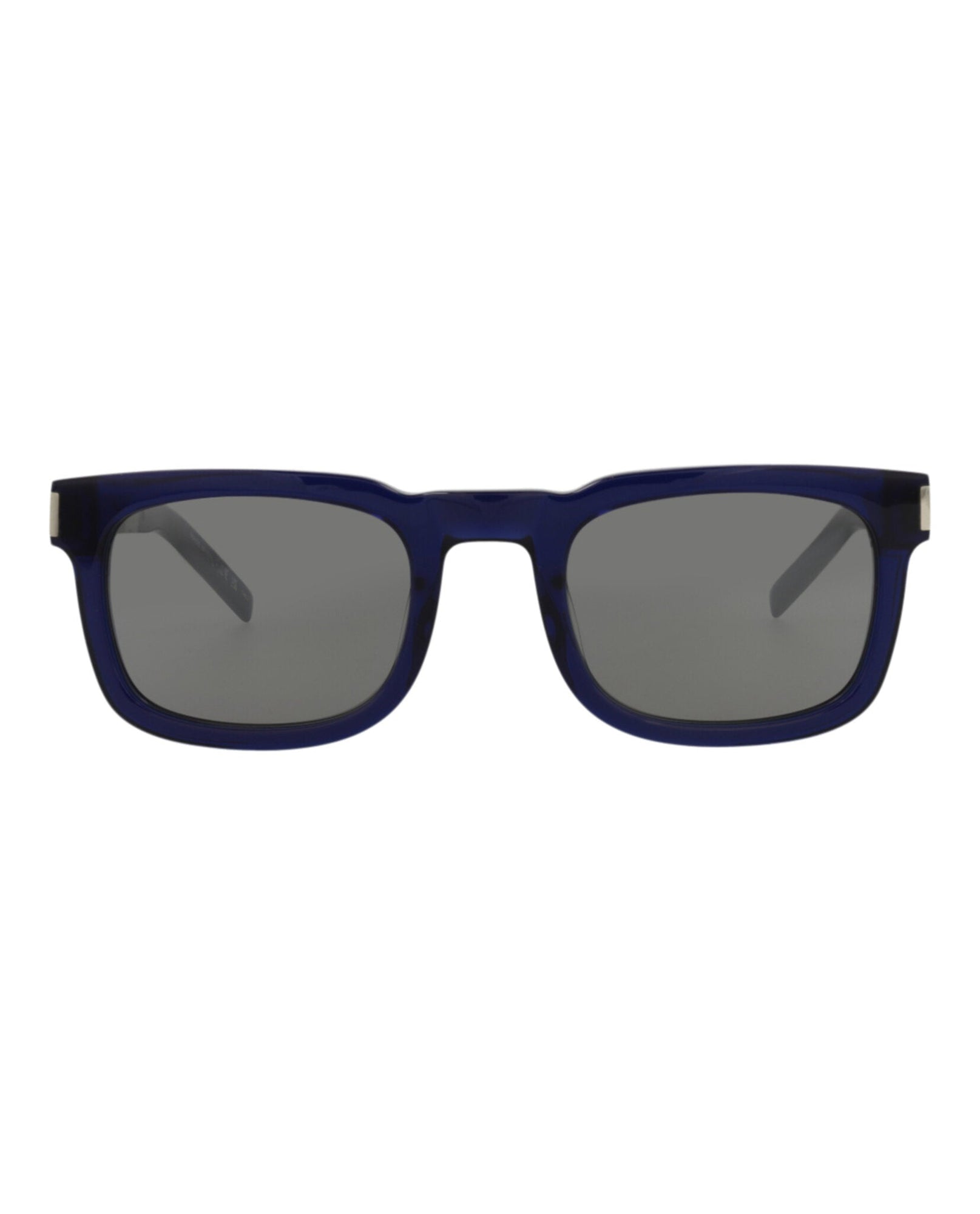 Saint Laurent Square Recycled Acetate Sunglasses | Blue