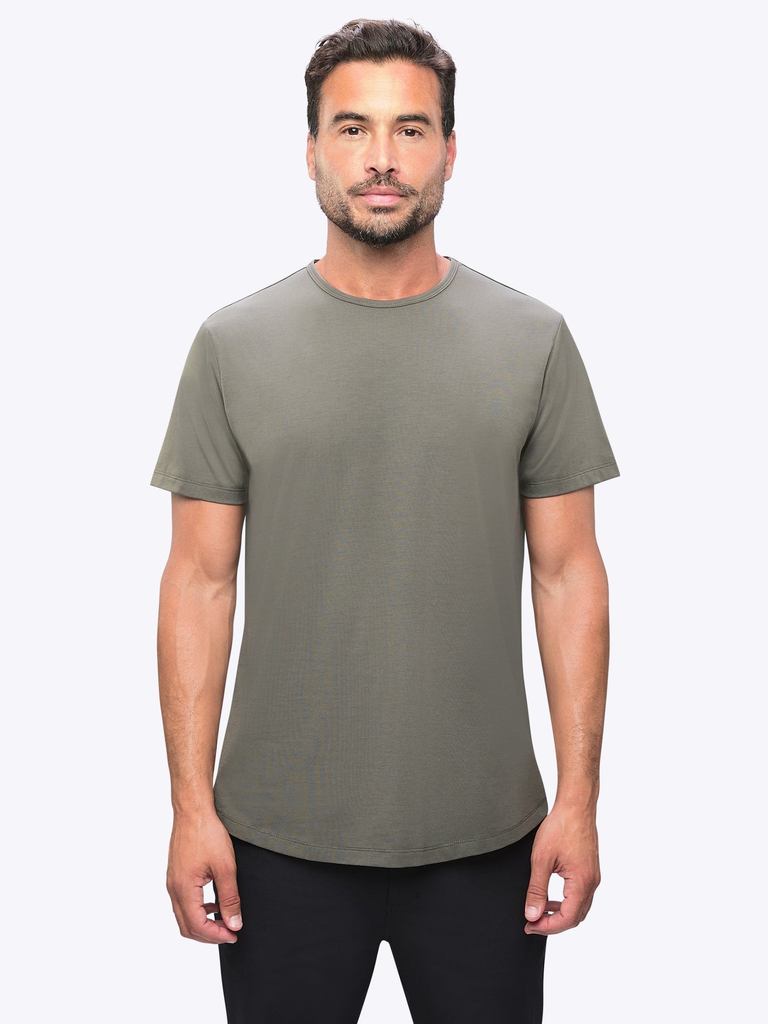 AO Curve-Hem Tee | Slate Signature-fit PYCA Pro