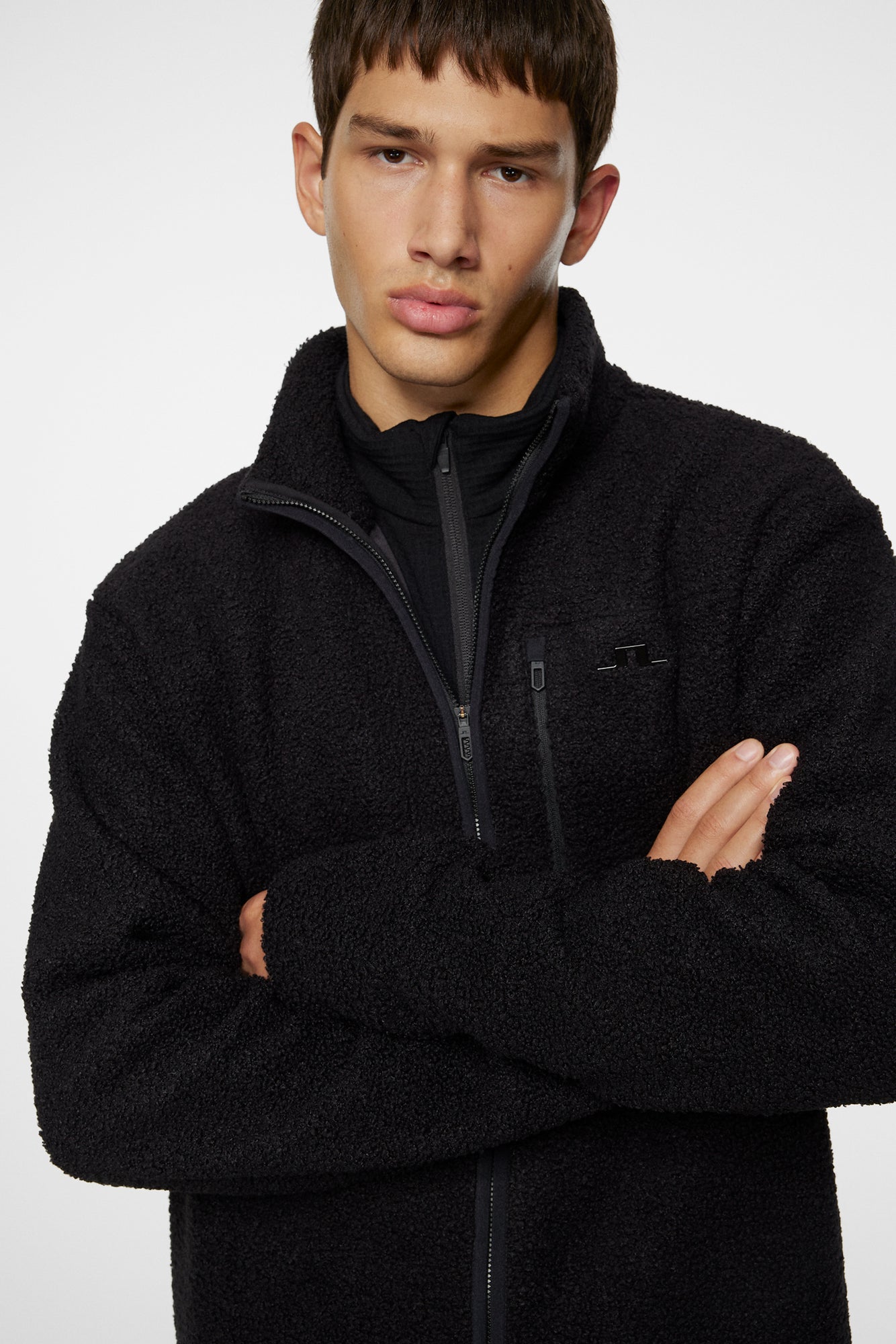 Men | Peter Pile Jacket | Black